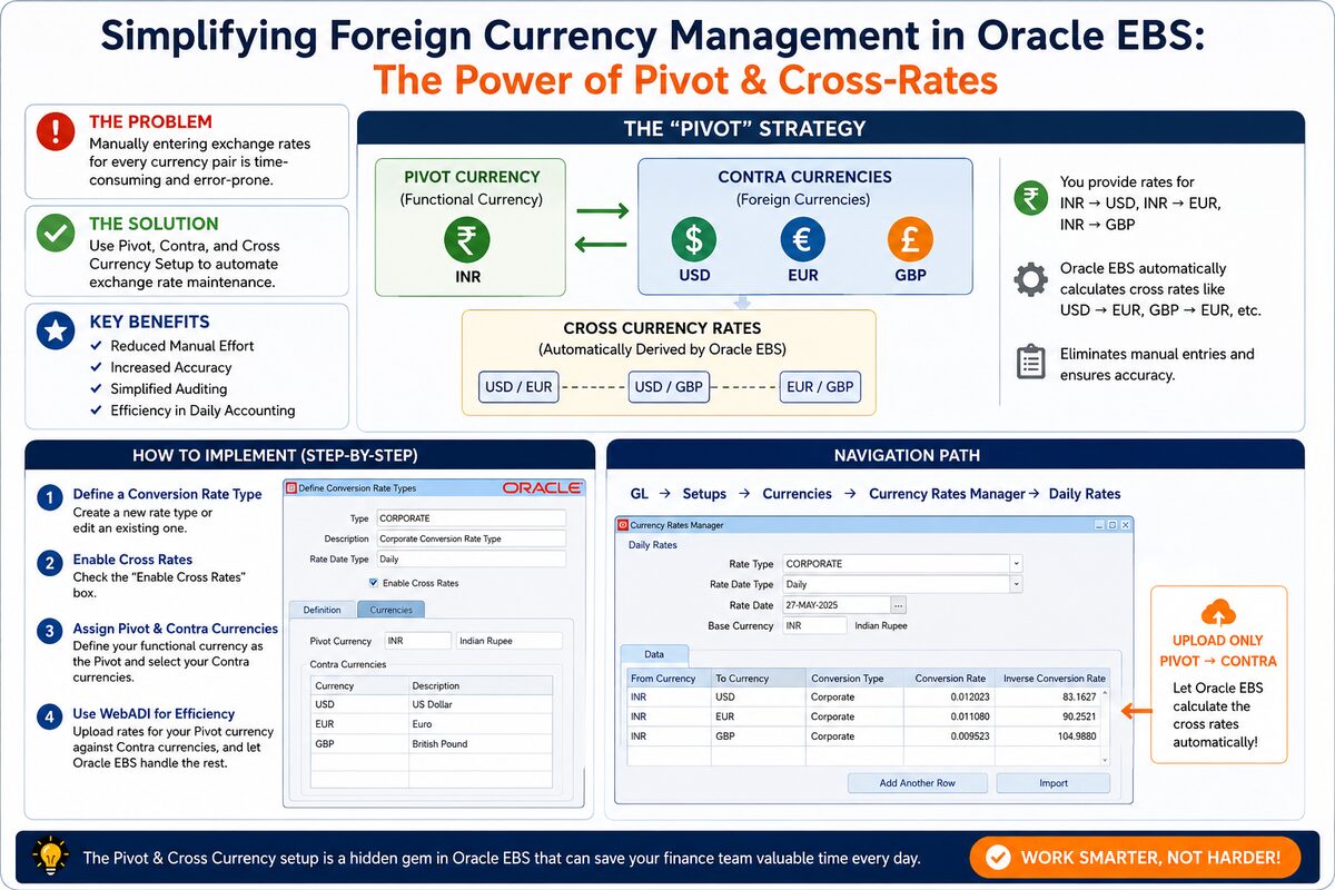Simplifying Foreign Currency Management in Oracle EBS: The Power of Pivot and Cr...